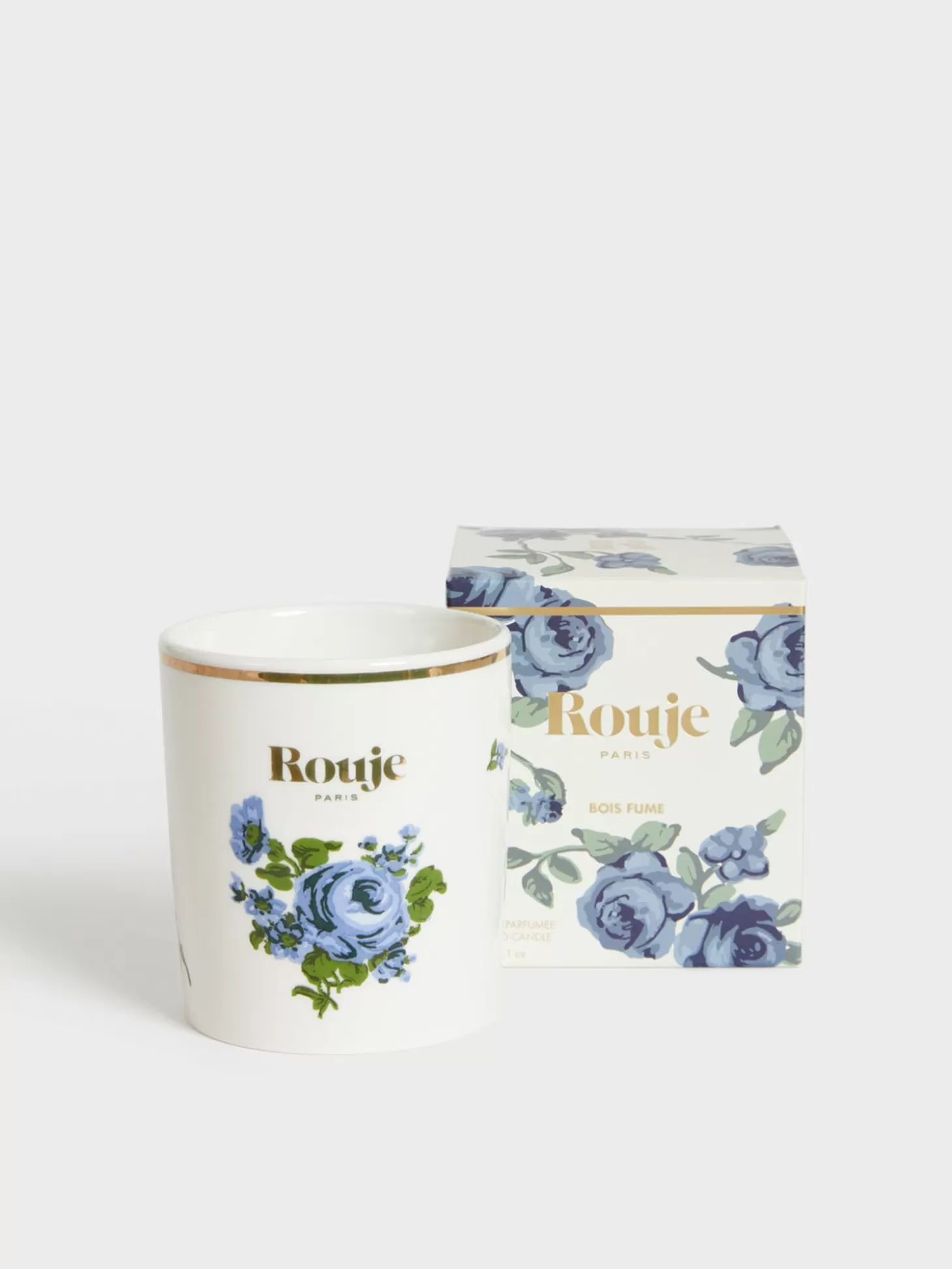 Rouje Bois Fume Candle Blue Flowers | Accessories