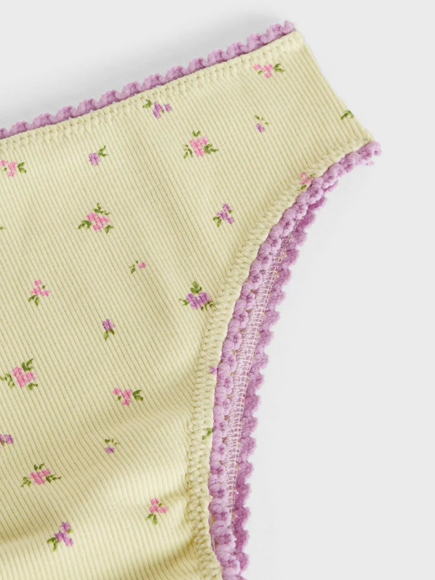 Rouje Carmen Panties Mini Fleurs Anis | Clothing