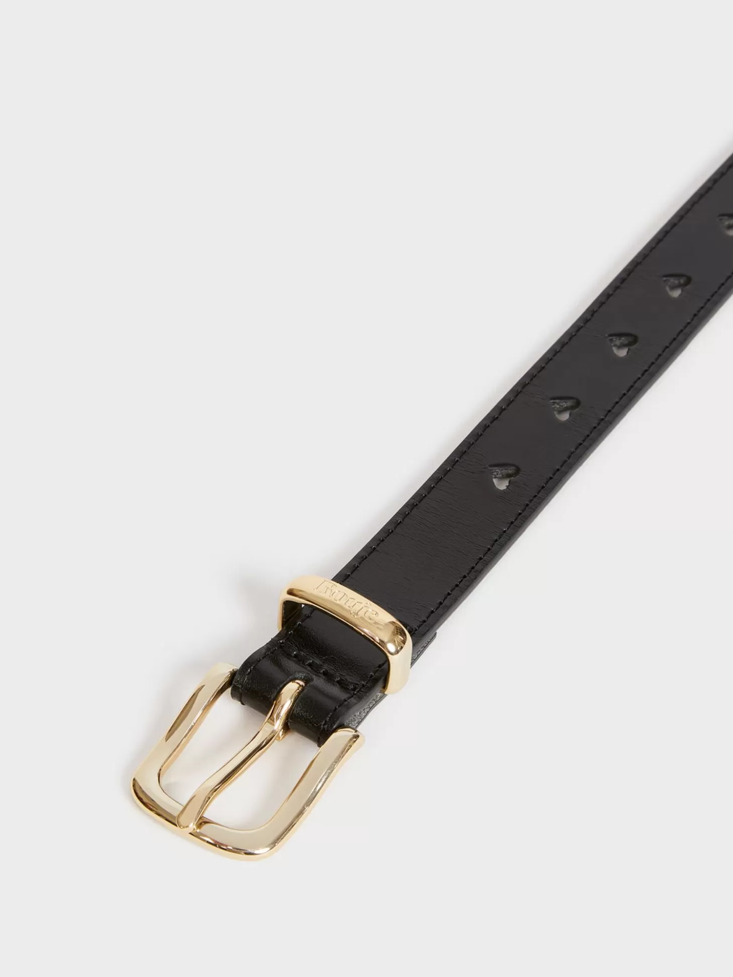 Rouje Coeur Belt Cuir Noir | Accessories