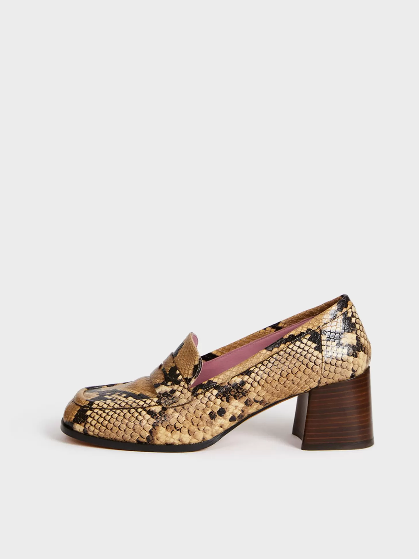 Rouje Dorothee Loafers Python Naturel | Accessories