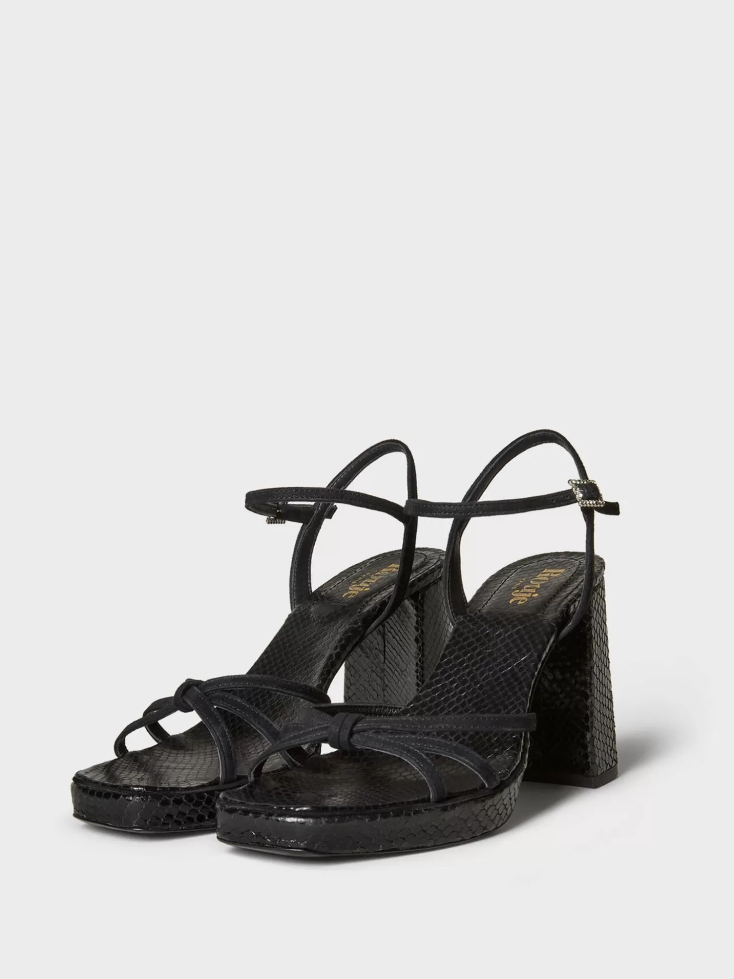 Rouje Francesca Sandals Noir | Accessories