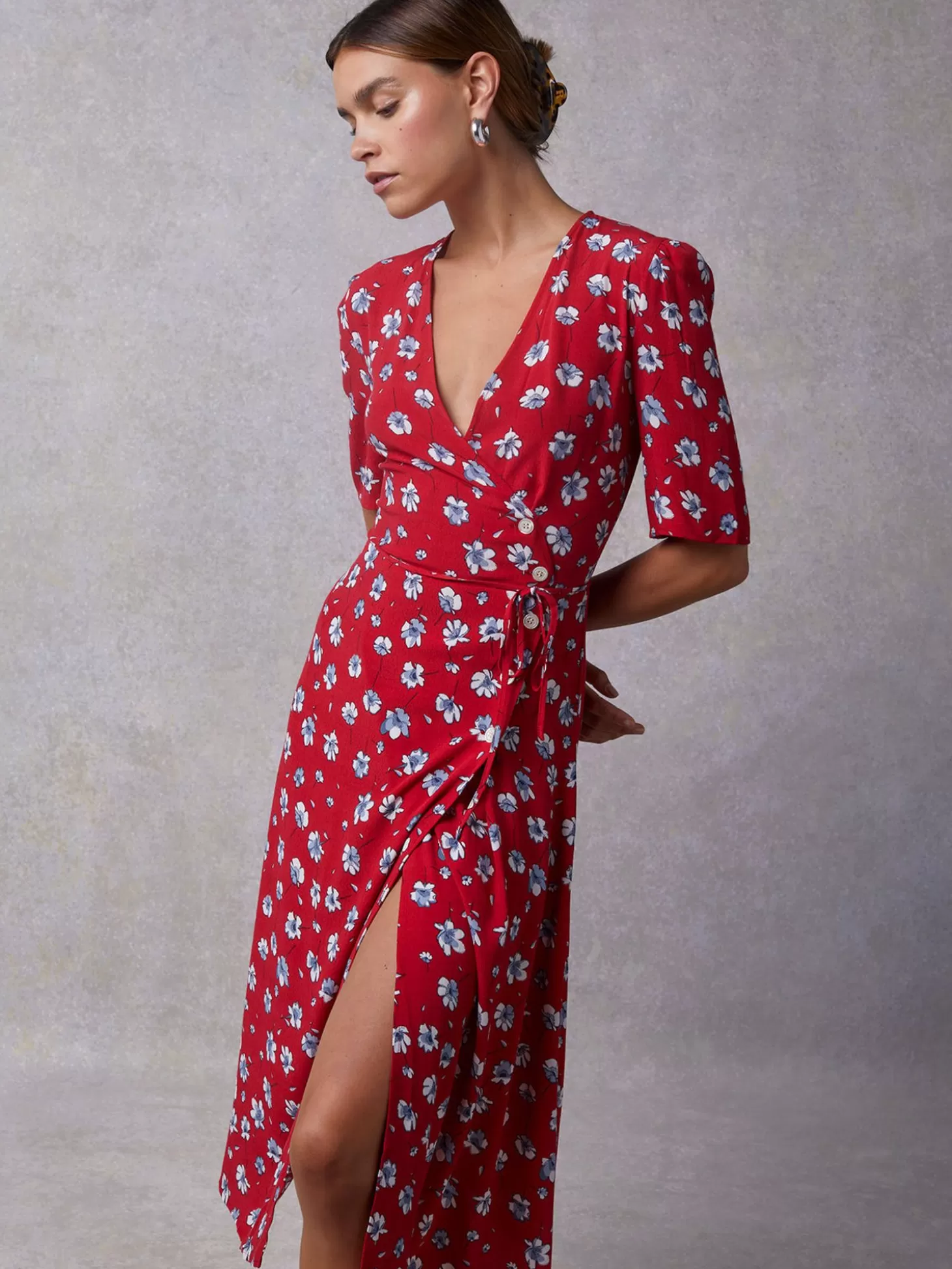 Rouje Gabin Dress Red | Clothing