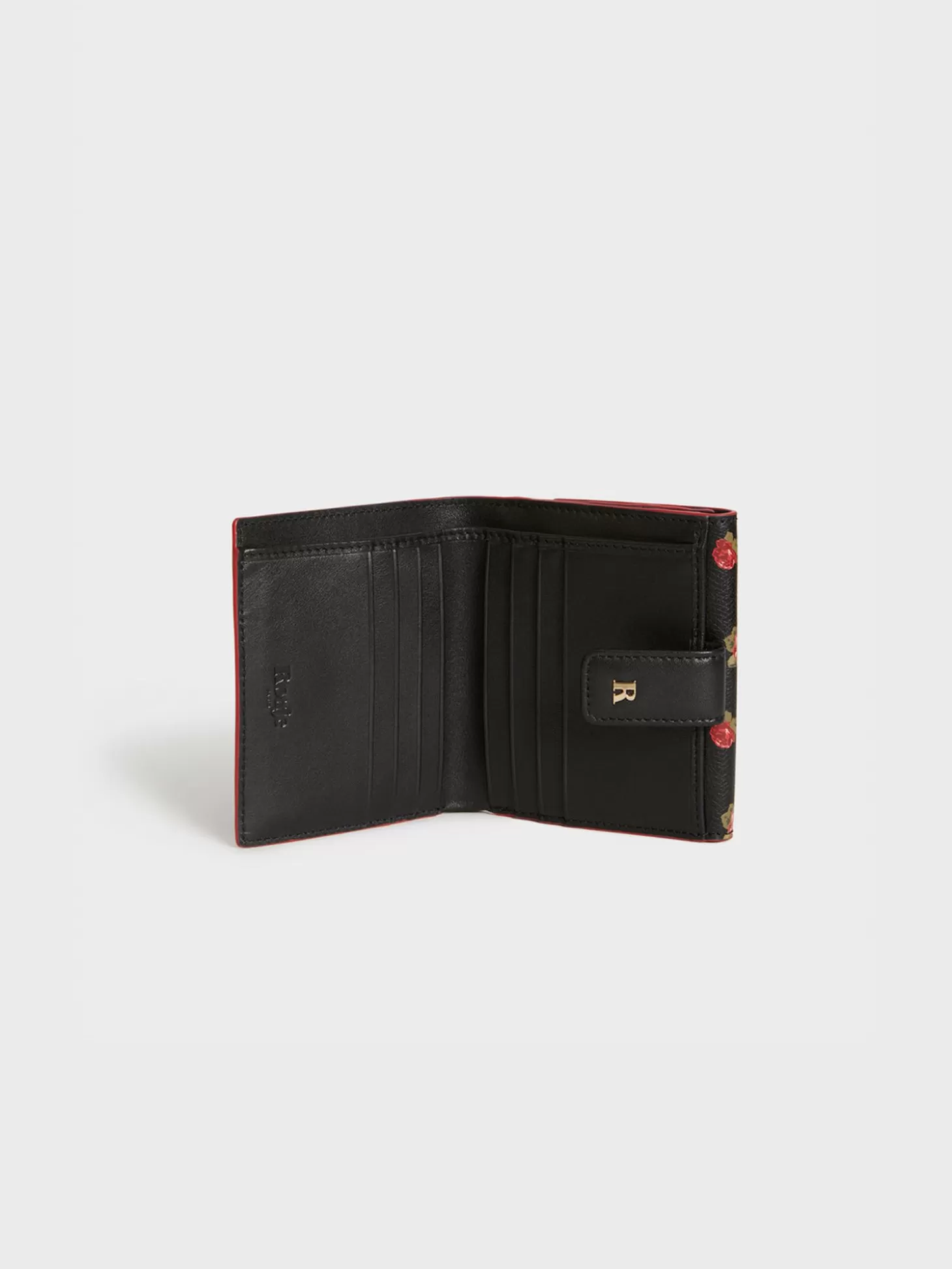 Rouje Jeannot Wallet Fleurs Noir | Accessories