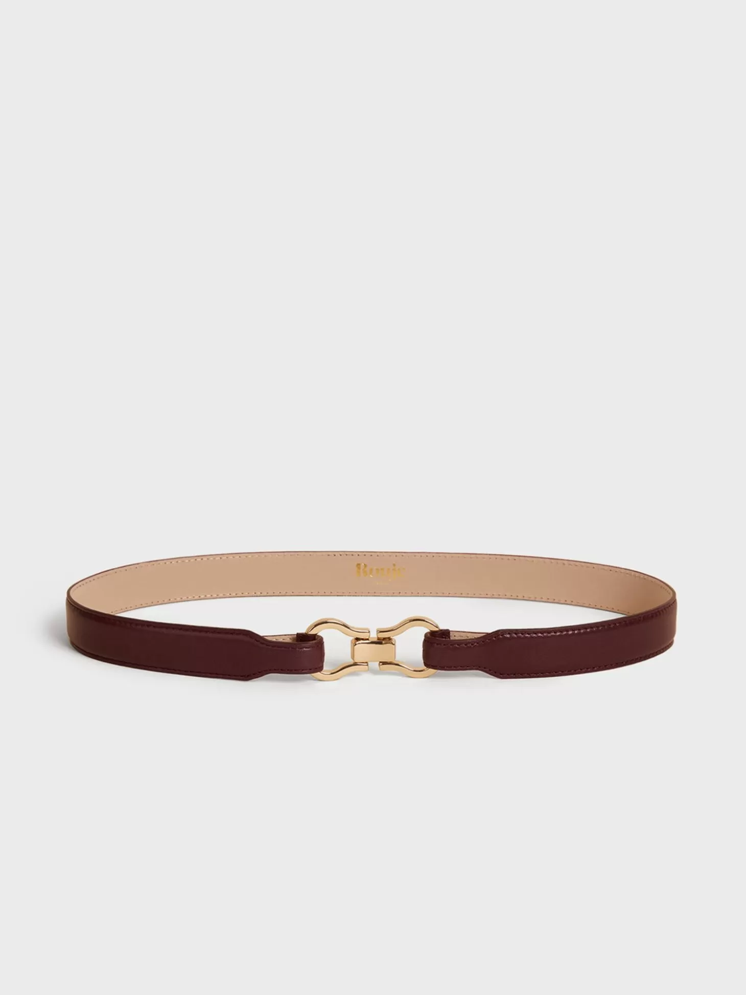 Rouje Laure Belt Cuir Bordeaux | Accessories