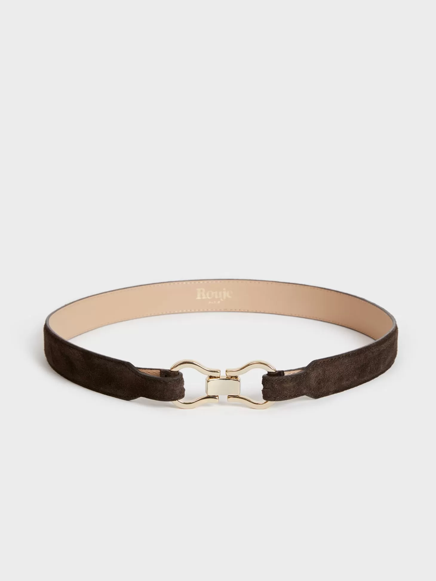 Rouje Laure Belt Suede Ebene | Accessories