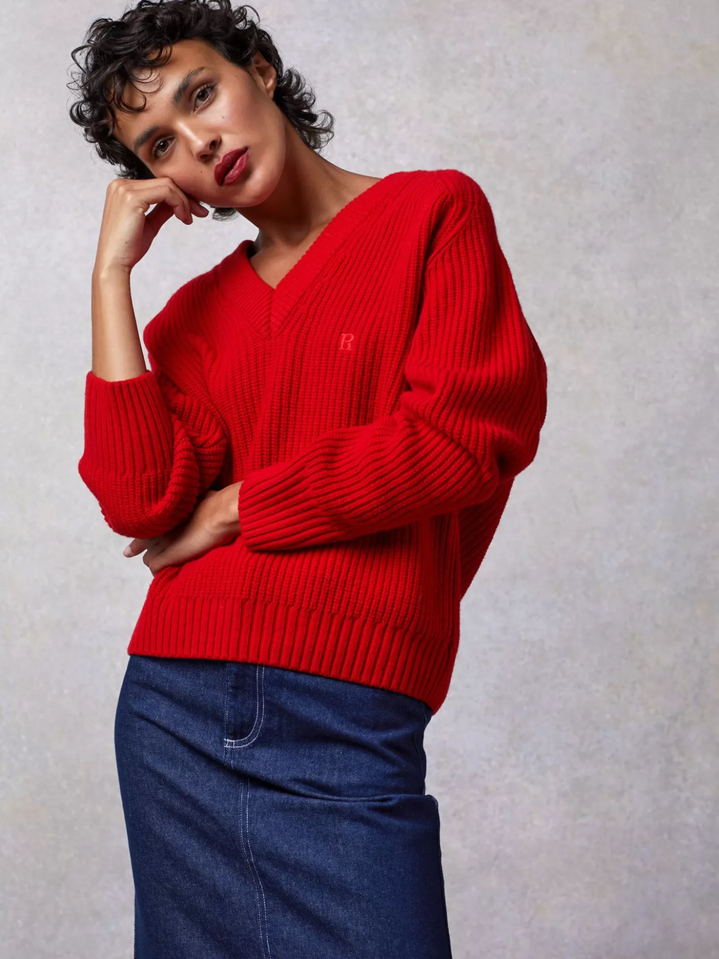 Rouje Lea Sweater Uni Rouge | Clothing