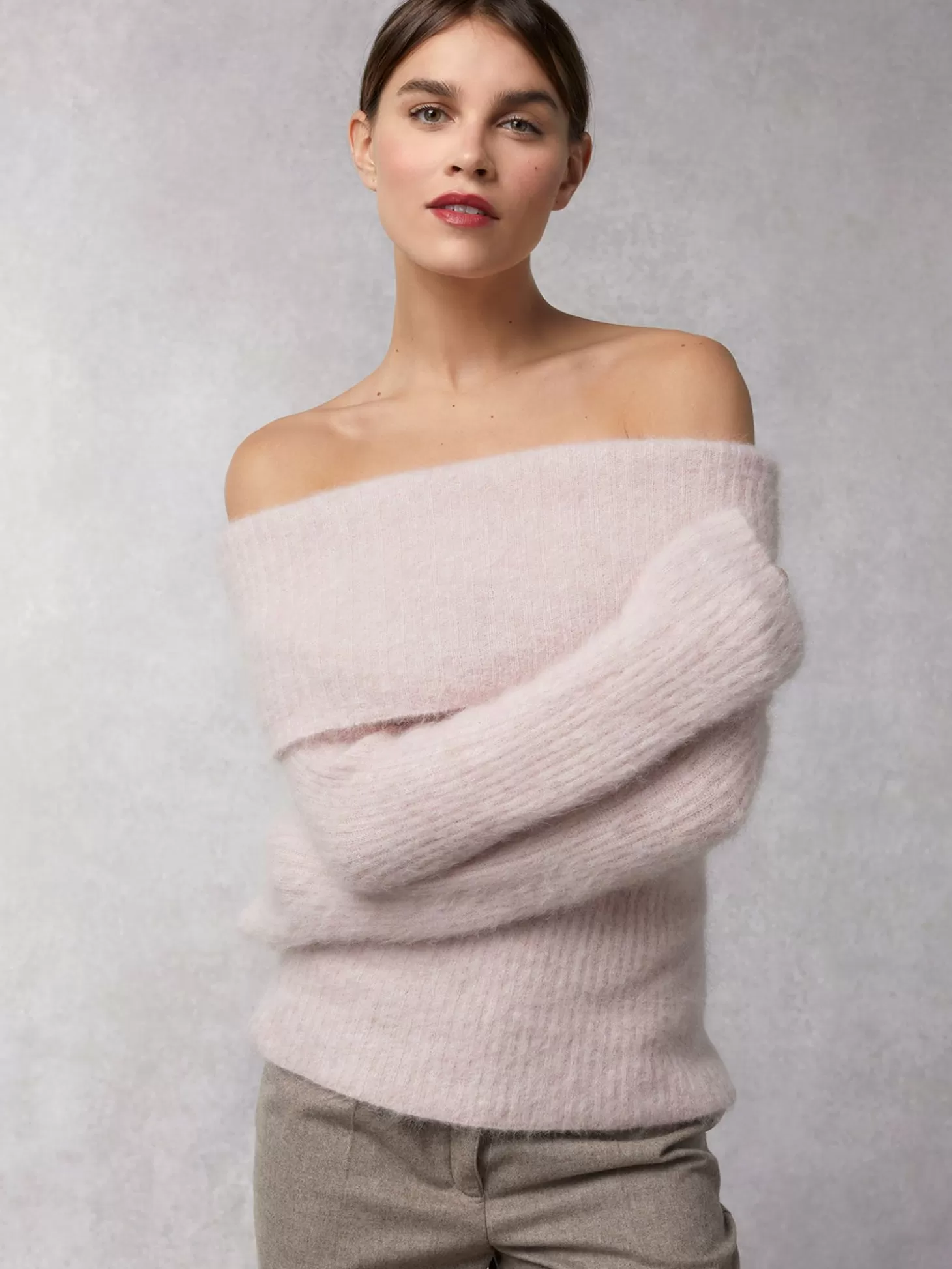 Rouje Lens Sweater Uni Rose | Clothing