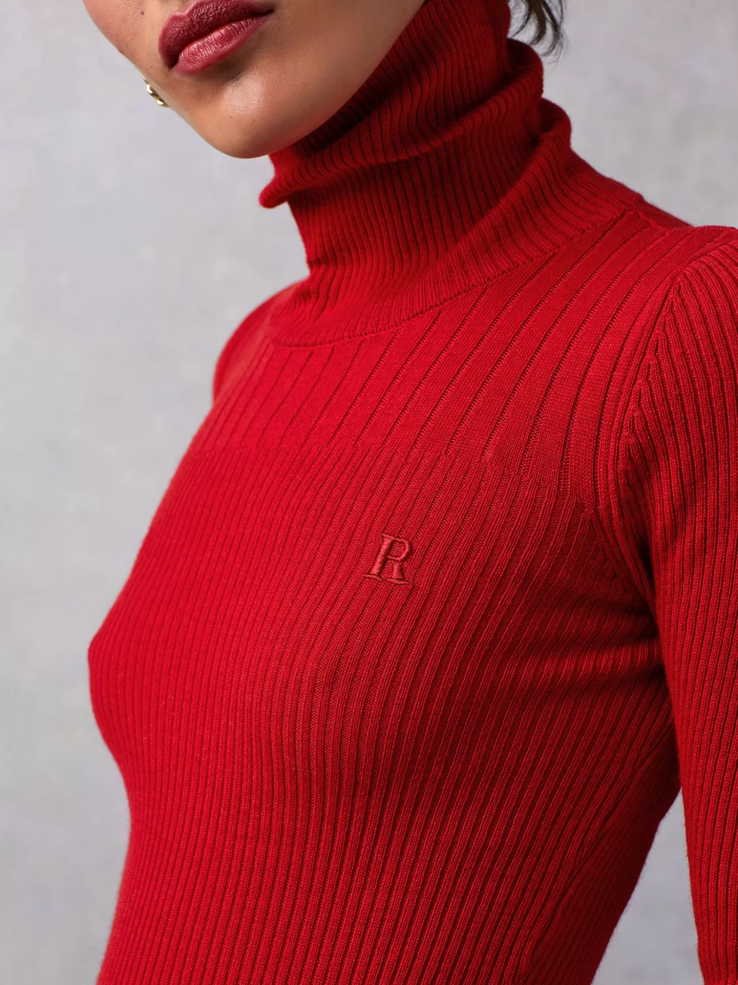 Rouje Lucien Turtleneck Uni Rouge | Clothing