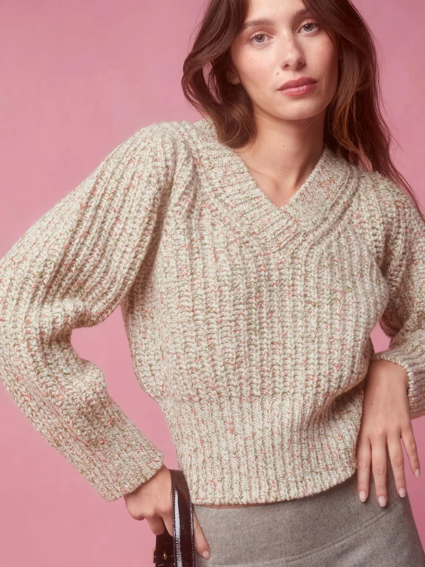 Rouje Tatiana Sweater Uni Ecru | Clothing