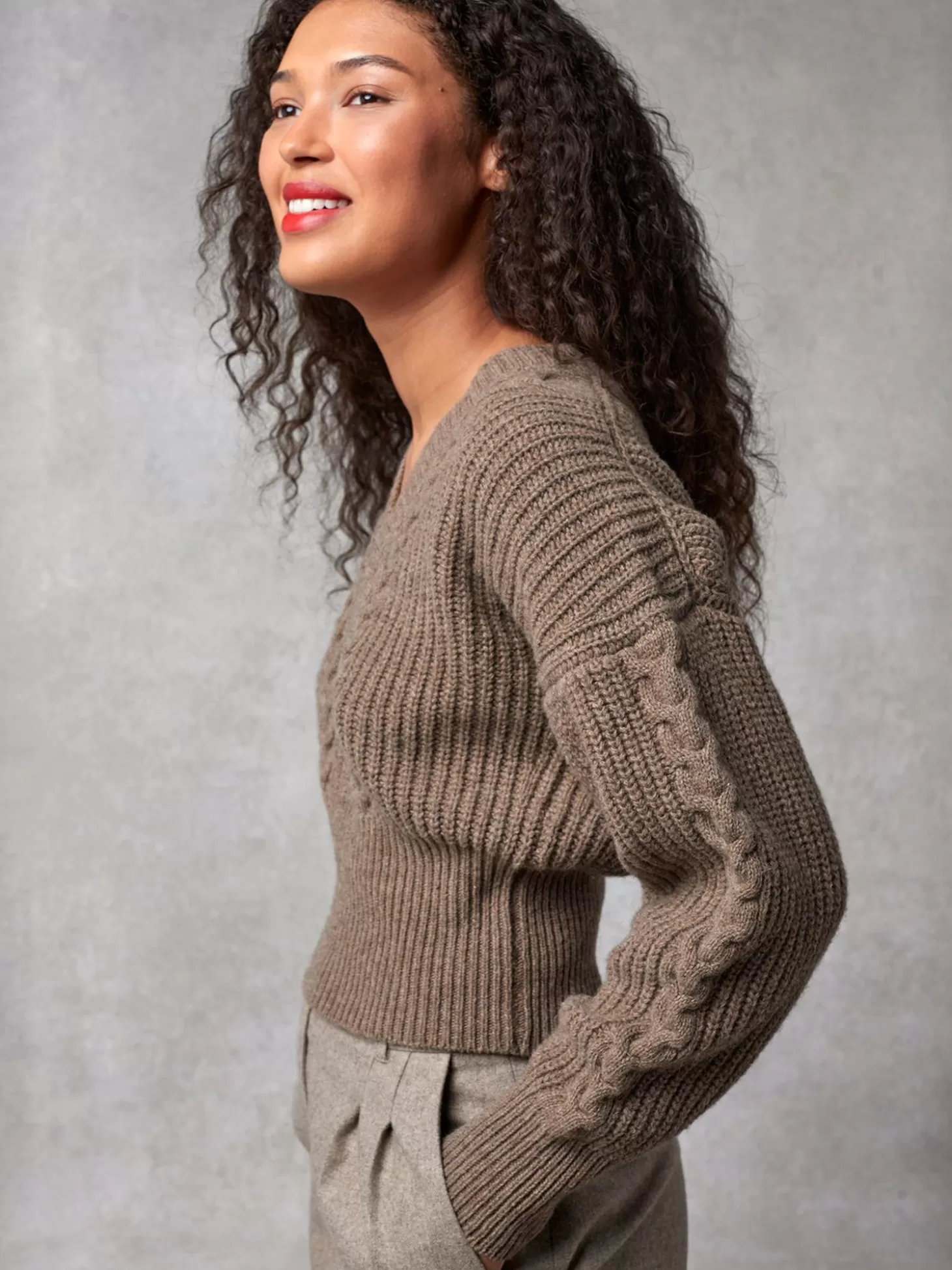 Rouje Zoe Sweater Uni Taupe | Clothing